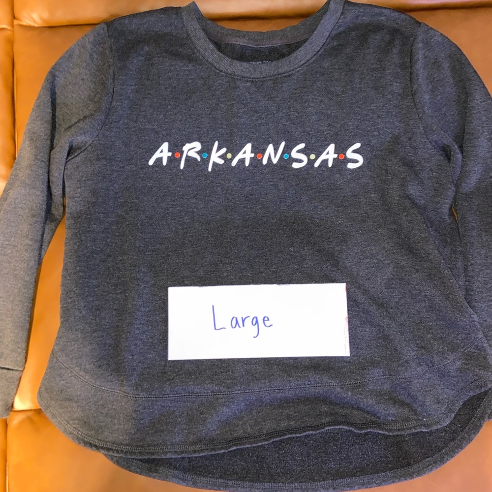 Friends style Arkansas long sleeve women’s top
